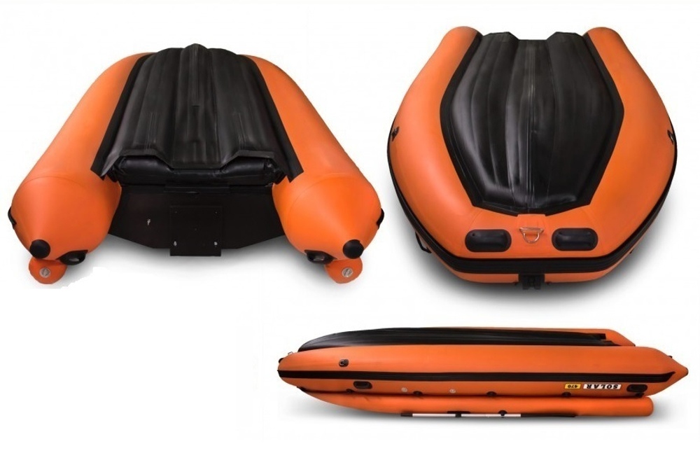 Надувная ПВХ-лодка Solar - 430 Super Jet Tunnel Expedition