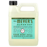 Mrs. Meyers Clean Day, жидкое мыло для рук, сменный блок, базилик, 975 мл (33 жидк. унции)