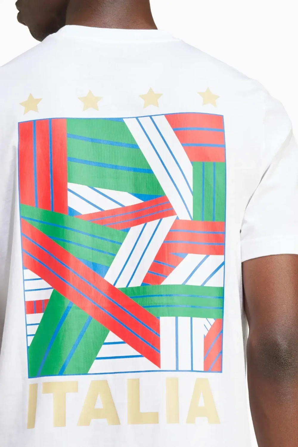 Футболка adidas Италия 2024 Fan Graphic - белый