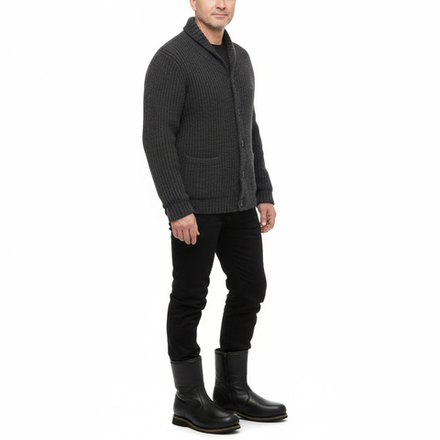 Унты укороченные мужские из кожи теленка