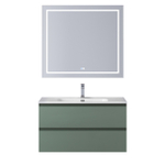 Тумба с раковиной подвесная BelBagno KRAFT-900-2C-SO-VO Еловый матовый, раковина белая BB900ETL