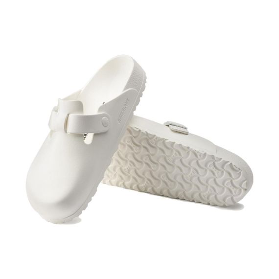 Birkenstock Boston Essentials Домашние тапочки белого цвета