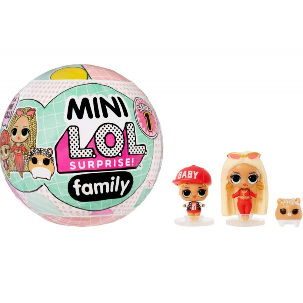 LOL SURPRISE - OMG Mini Family Set: мини-кукла LOL + аксессуары 579632EUC