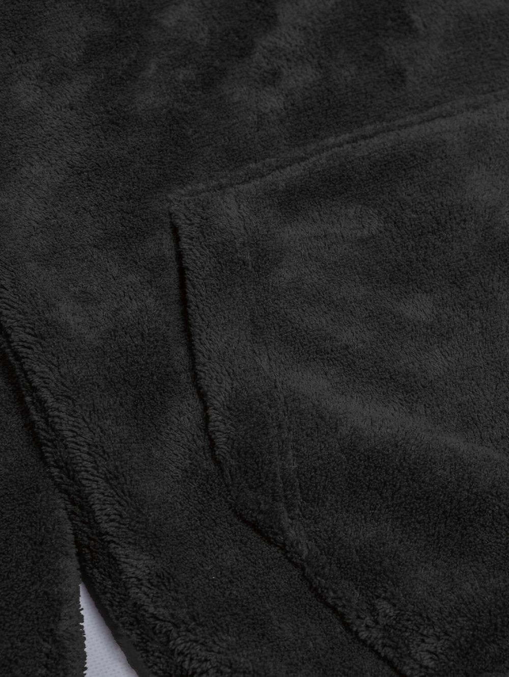 Худи Hardlunch плюшевый черный