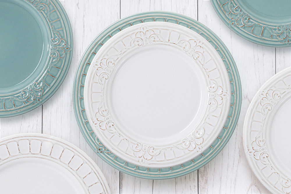 Тарелка закусочная 22.5см Easy Life Venice белая