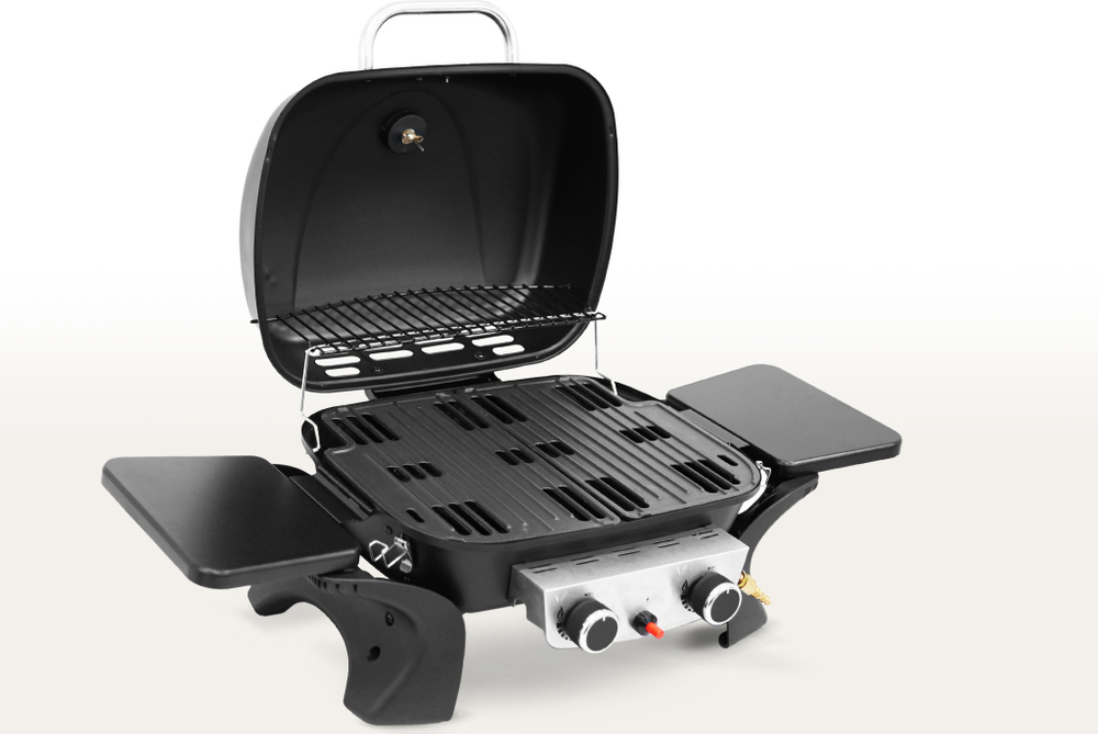 Портативный газовый гриль 2 горелки