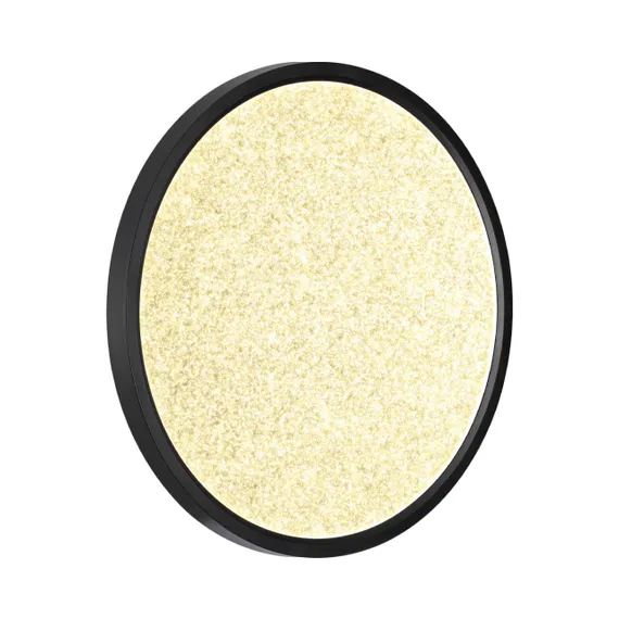 7662/32L MITRA LED SN 090 Светильник пластик/белый/черный LED 32Вт 3000/4000K D400 IP40 OMEGA BLACK