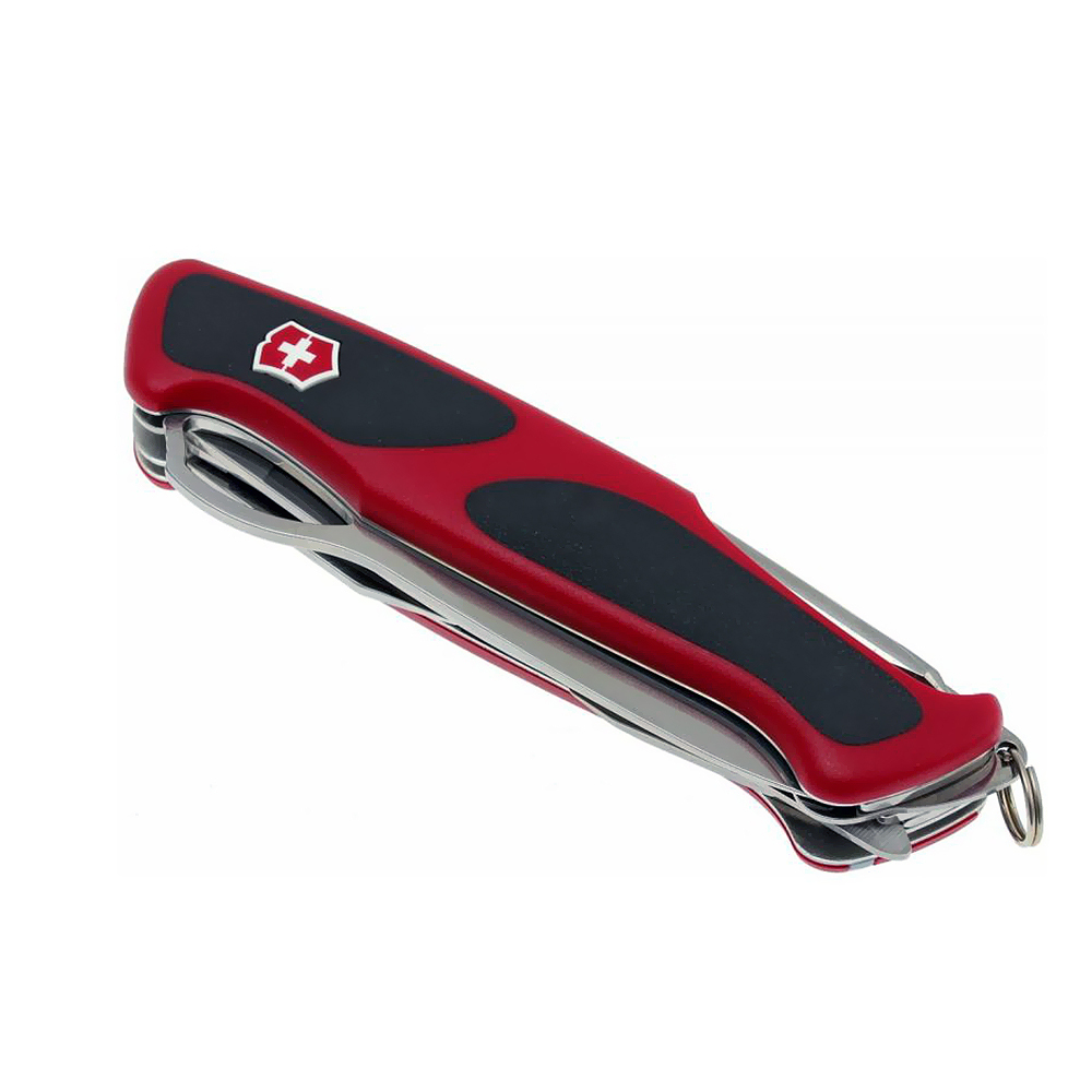 Нож перочинный Victorinox RangerGrip 58 (0.9683.MC) 130мм 12 функций красный/чёрный