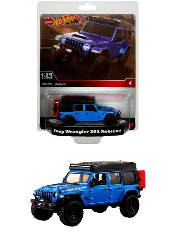 Машинка Хот Вилс Премиум Jeep Wrangler HMD46