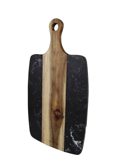 Доска сервировочная из акации и мрамора Kamille KM 10082 (35х18х1,3 см.)