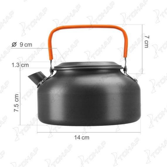 Набор посуды анодированный алюминий (CAMPSOR-308) CAMPSOR