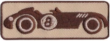 Нашивка - Родстер №8 бежевый