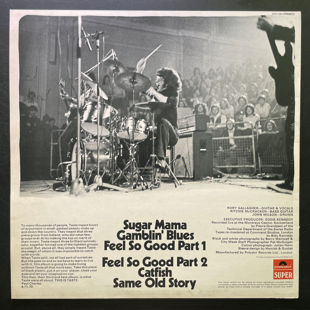 Taste – Live Taste (Англия 1971г.)