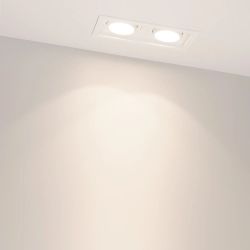 Светильник MS-VORTEX-BUILT-S170x90-2x12W Day4000 (WH-WH, 20 deg, 230V) (Arlight, IP20 Металл, 5 лет) 057770