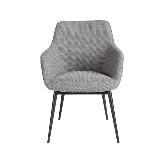 Обеденный стул 4222 из серой ткани