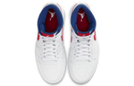 Jordan 1 Mid White Red Royal Women's