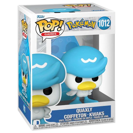 Фигурка Funko POP! Games Pokemon Quaxly (EMEA) (1012) 85799 / Фигурка Фанко ПОП! по мотивам франшизы "Покемон", Кваксли
