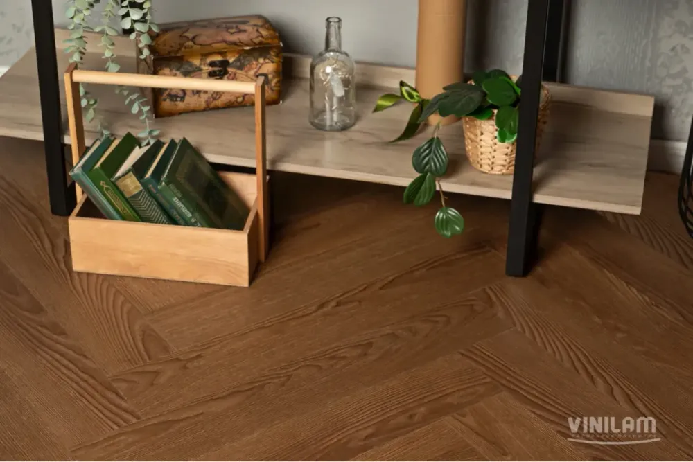 Vinilam Parquet Herringbone Glue Паркет Винсент, 2,79 м²