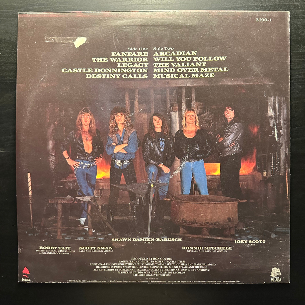 Tyton ‎– Mind Over Metal (Голландия 1987г.)