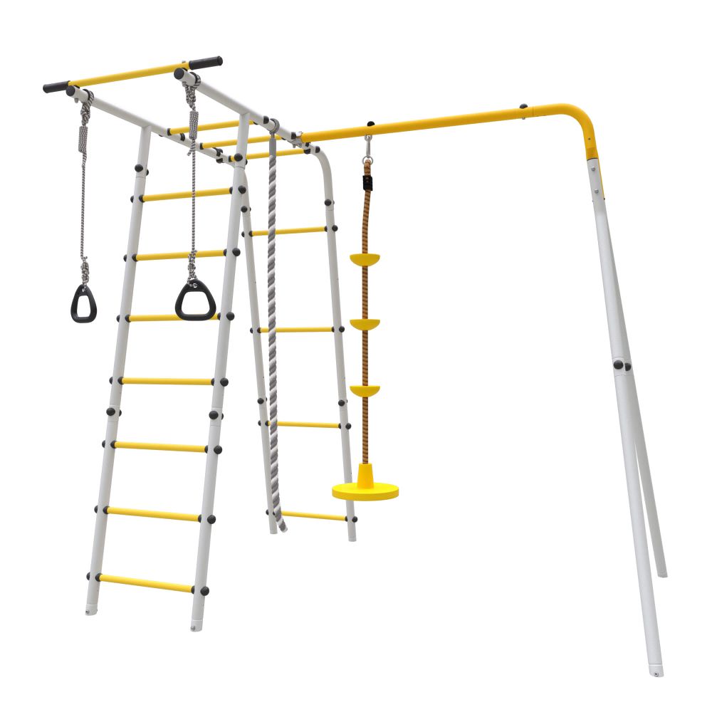 ROMANA Полянка (желтый/серый) (с качелями Диск)