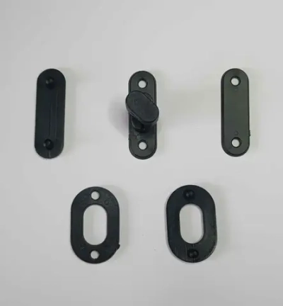 Пряжка поворотная с люверсами пластиковая 10 шт. / Поворотный замок