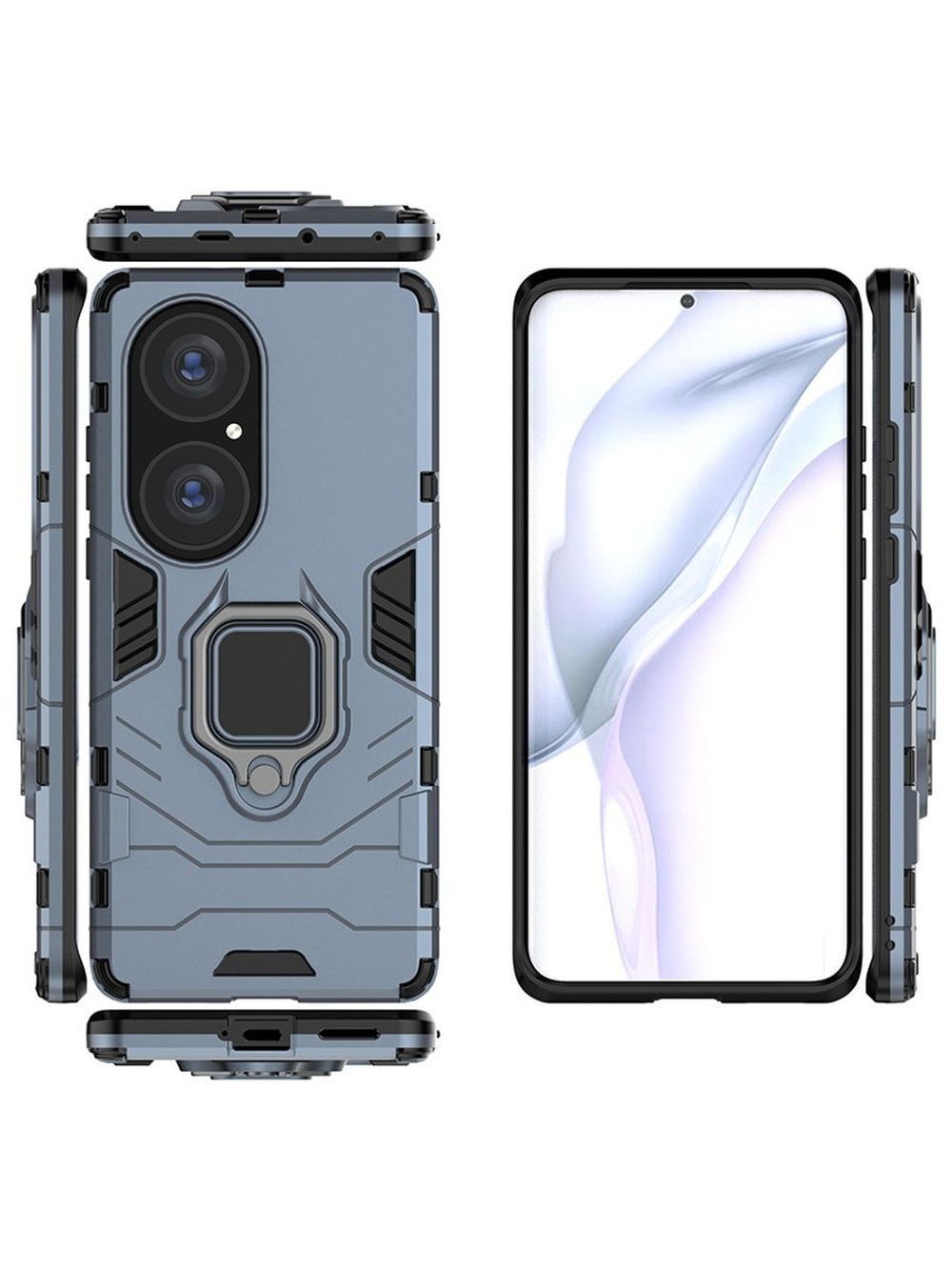 Противоударный чехол с кольцом Panther Case для Huawei P50 Pro