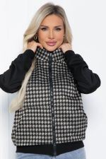 Жакет Энергия (черно-бежевый) Б12493-24 LT Collection