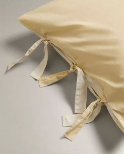 ZARA HOME ДЕТСКАЯ ХЛОПКОВАЯ НАВОЛОЧКА, ЖЕЛТО-ОРАНЖЕВЫЙ