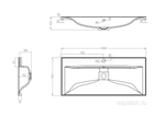 Раковина Aquaton Айрис M 1000 белая 1A73273KAG010