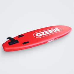 Sup board ozerus сап борд двухслойный. доска надувная 11.6' (цвет: красный/серый)