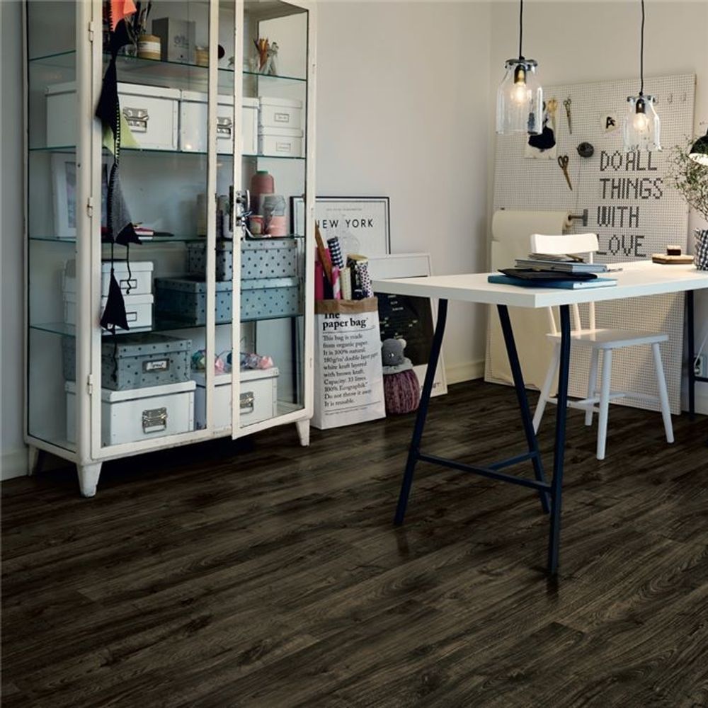 ВИНИЛ PERGO ДУБ СИТИ ЧЕРНЫЙ