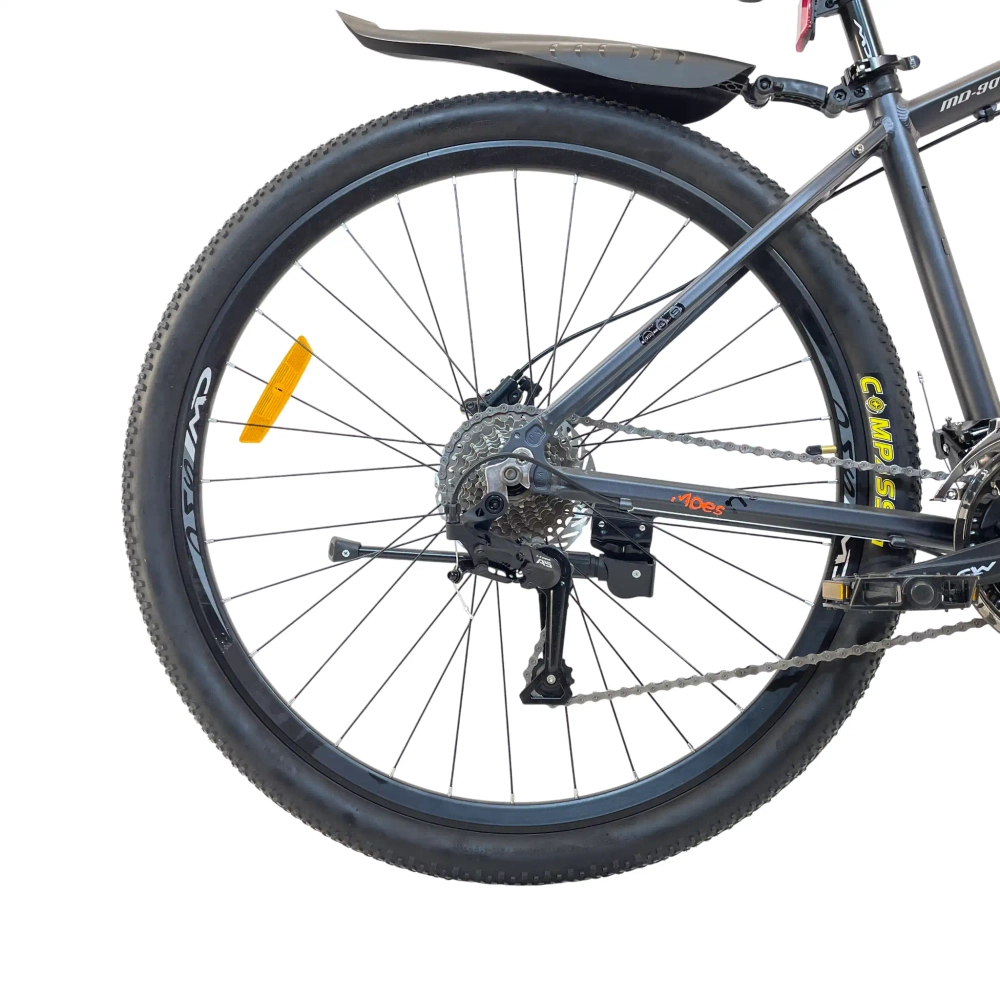 Велосипед Mingdi 29" 27скор (алюминиевая рама, гидравлический тормоз, L-Twoo, MD) Серо-оранжевый (MD