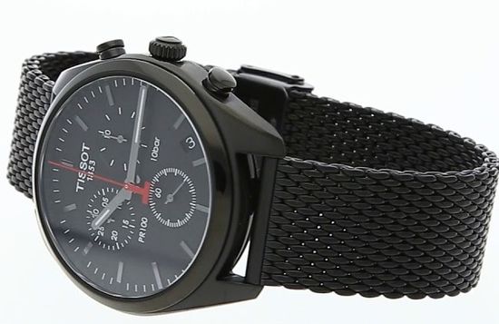 Tissot T101.417.33.051.00 мужские часы с хронографом PR 100