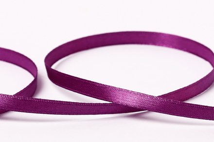 Лента атласная, 6 мм, №143 фиолет.