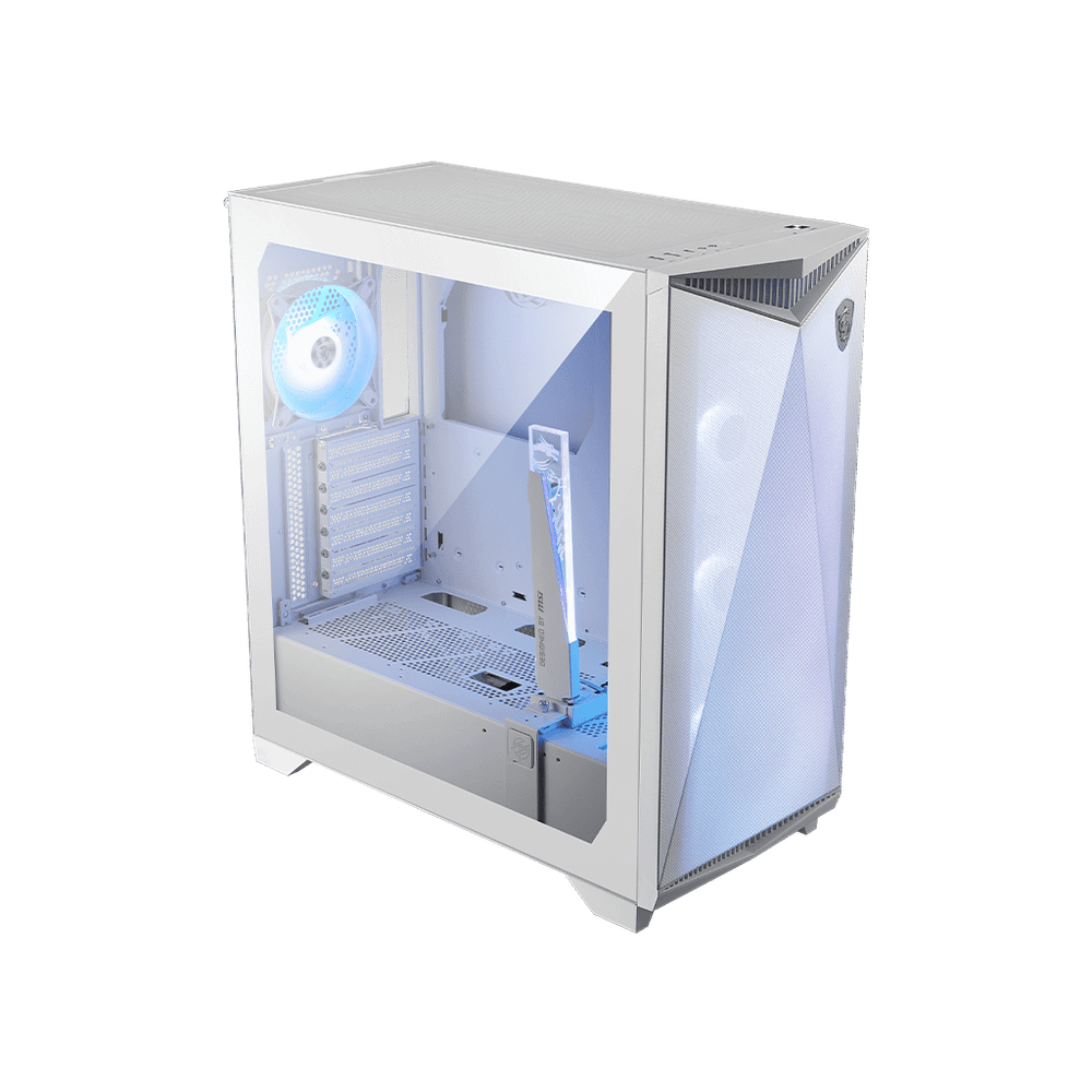 Компьютерный корпус MSI MPG GUNGNIR 300R AIRFLOW E-ATX/ATX/mATX/Mini-ITX, 3xUSB 3.2, ARGB WHITE