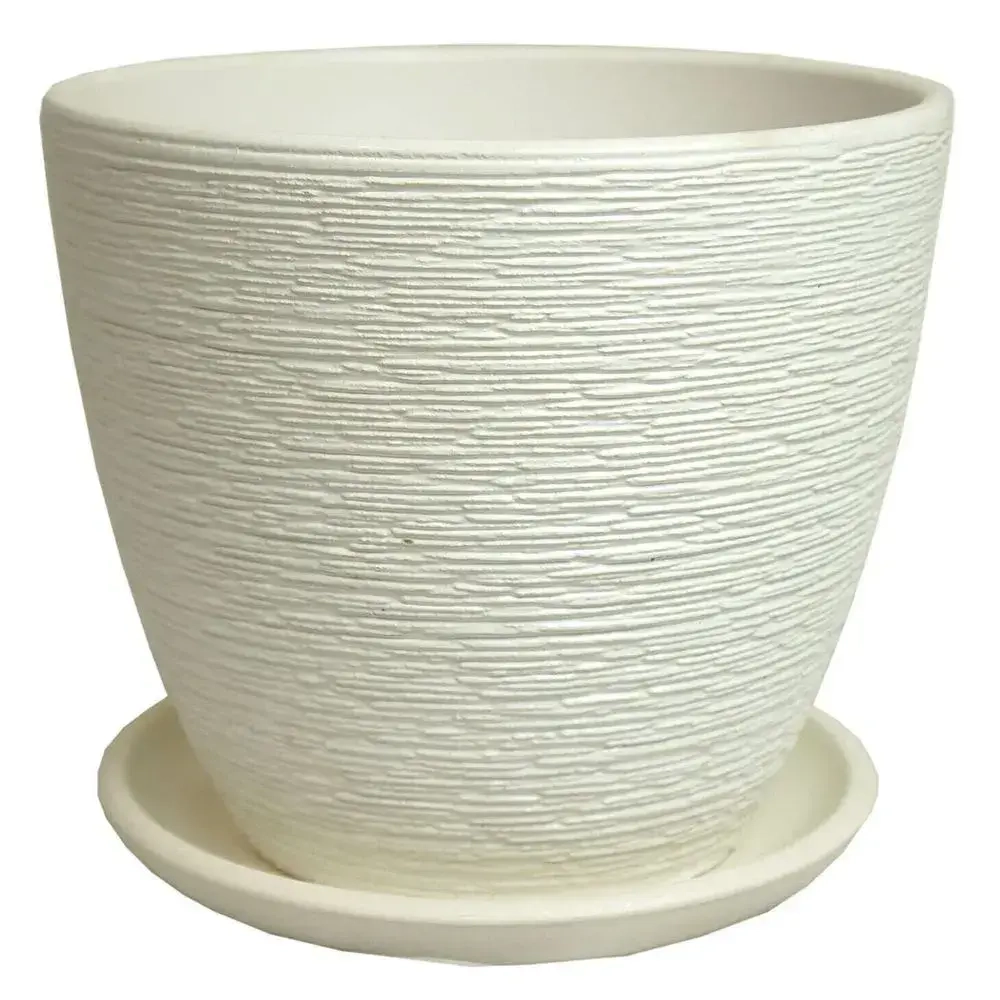 Горшок керамический Гнездо белый крокус №0