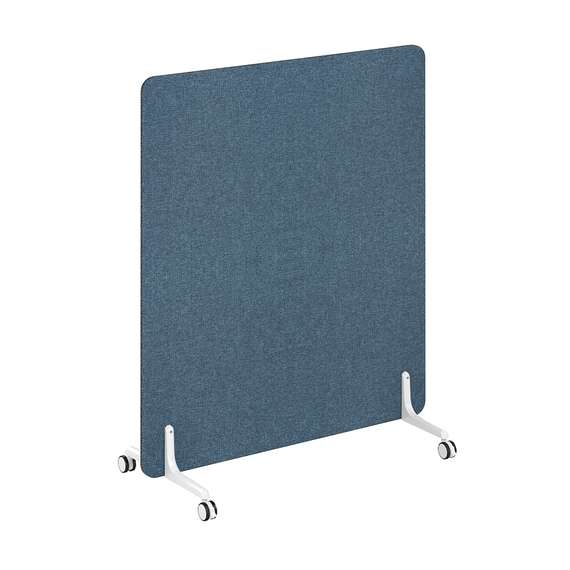 MP.1238.1470/ Перегородка на металлических опорах, на роликах 1238x26x1470