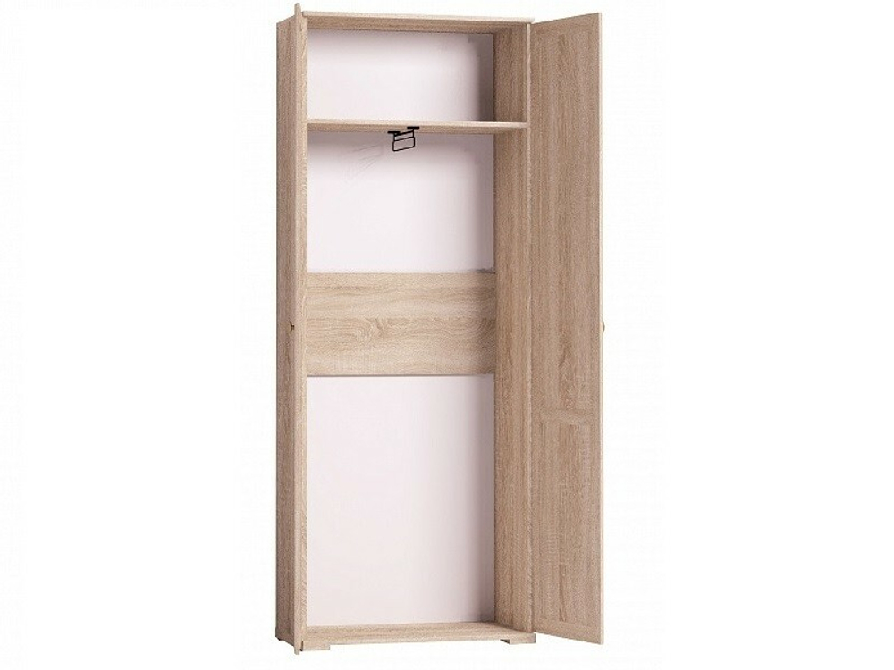 Шкаф двухдверный для одежды Sherlock 11, дуб сонома