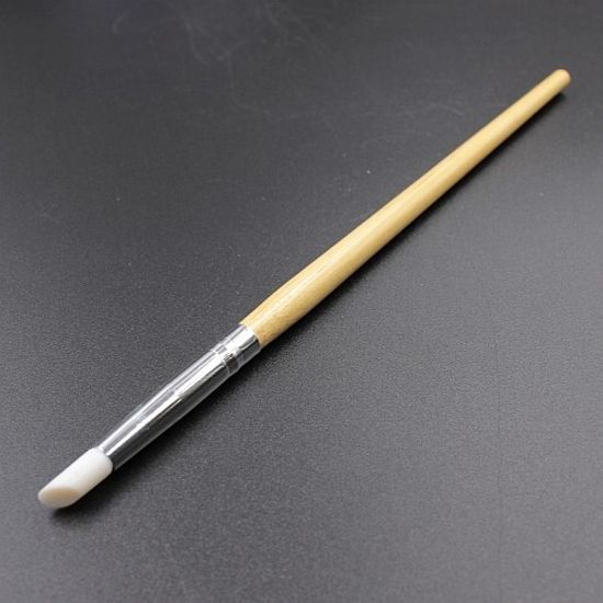 Кисть для дизайна силиконовая (скошенный овал)