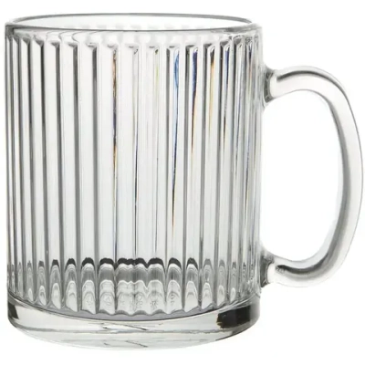 Кружка стеклянная 320мл «Чайная» Вертикаль 23C2354