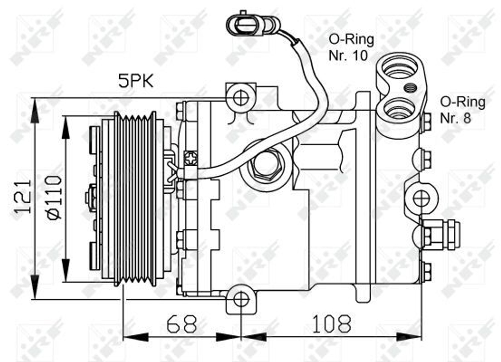 NRF - 32197-NRF - Compressor, air conditioning