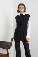 1732 Жилет женский (черный)