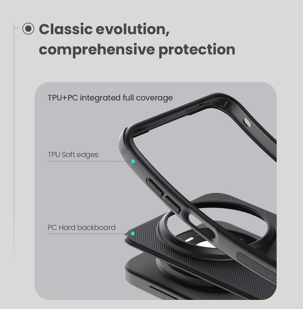 Чехол c MagSafe для Huawei Mate 80 Pro Max, серия Super Frosted Shield Pro Magnetic от Nillkin
