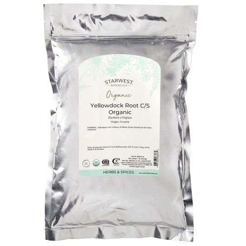 Starwest Botanicals, органический корень желтоватого щавеля, нарезанный и просеянный, 453,6 г (1 фунт)