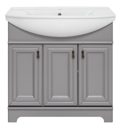 Тумба под раковину Misty Лувр 85 (серый)