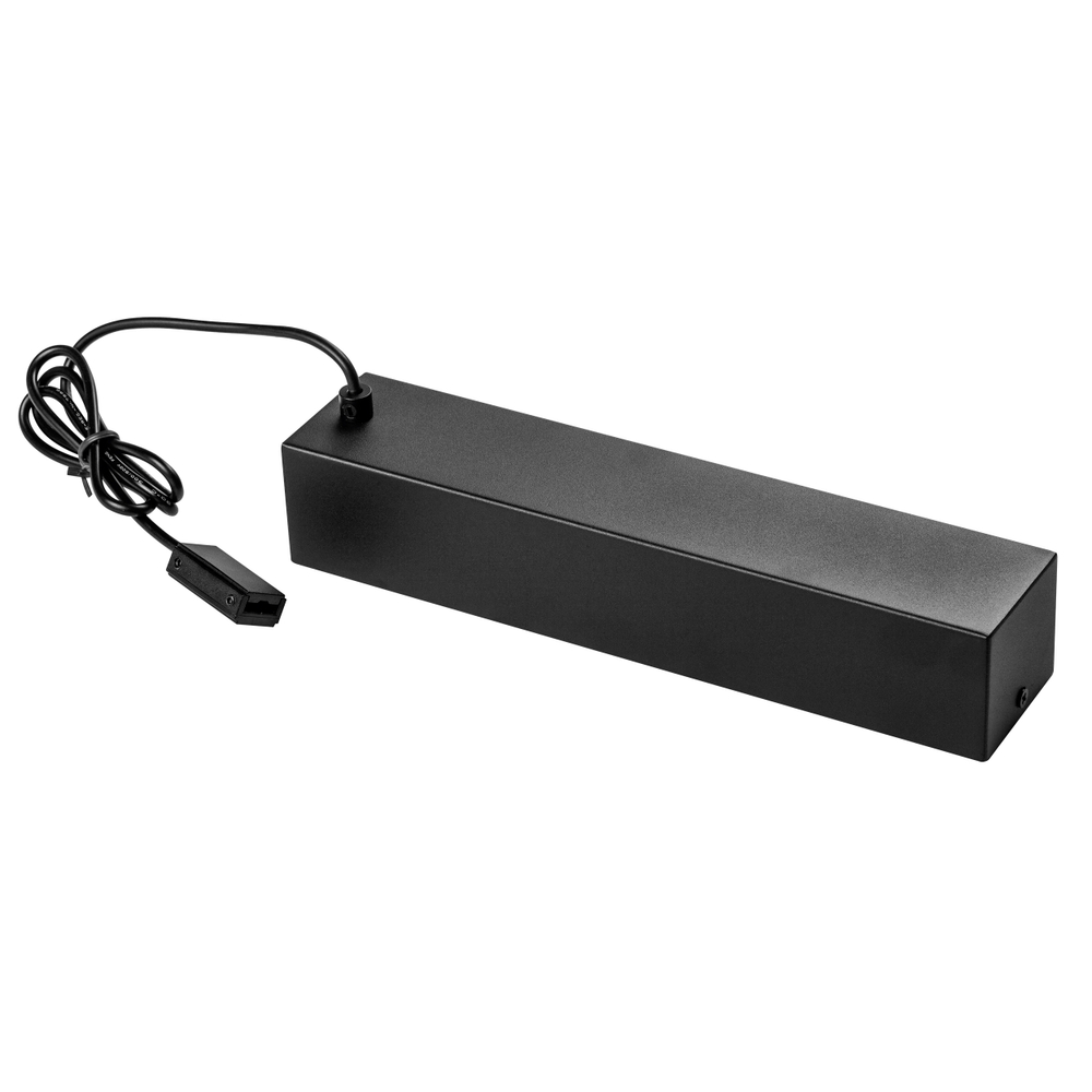 507007 Крышка д/блока питания накладная для трека DUE ЧЕРНЫЙ