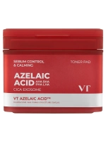 VT Cosmetics Тонер-пэды с азелаиновой кислотой и экзосомами центеллы Az Care Toner Pad 60 шт