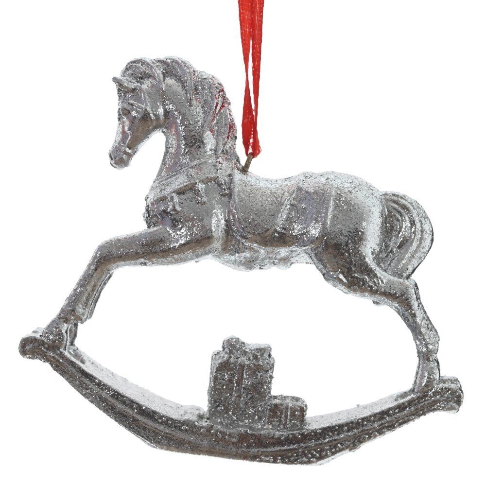GAEM Фигурка декоративная подвесная "Лошадка-качалка", L10 W2,5 H8,5 см, 2в.