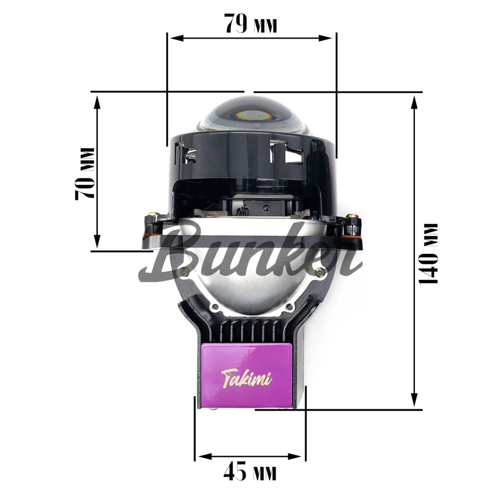 Светодиодные линзы Bi-Led модули TaKiMi Truck Star 3.0 5000K 24V