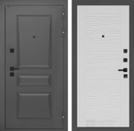 Дверь Входная Металлическая Лабиринт ОРЛЕАН 06 Белое дерево